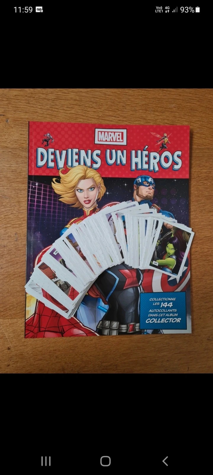 Cartes Marvel Leclerc